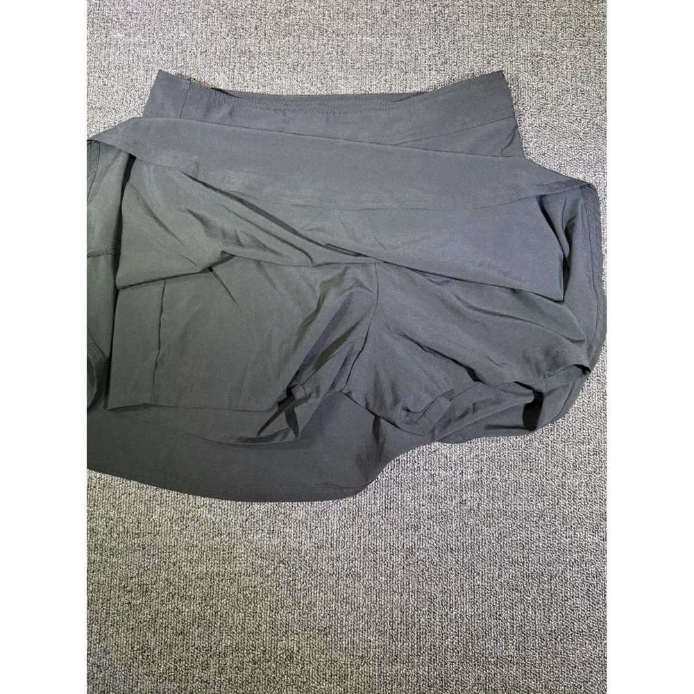 Athleta Black Active Skort Recycled Polyester Spandex Size 4 Style‎ 983365